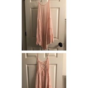 Free People Peach/Pink Ballet Slip